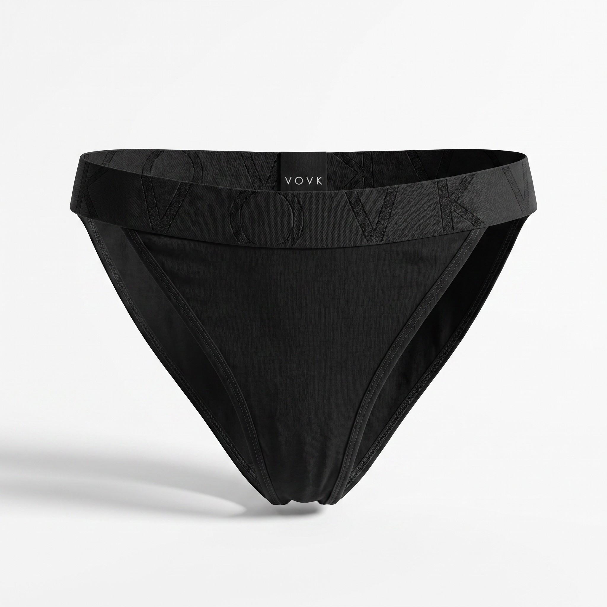 Schwarzer Strick-Tanga 2