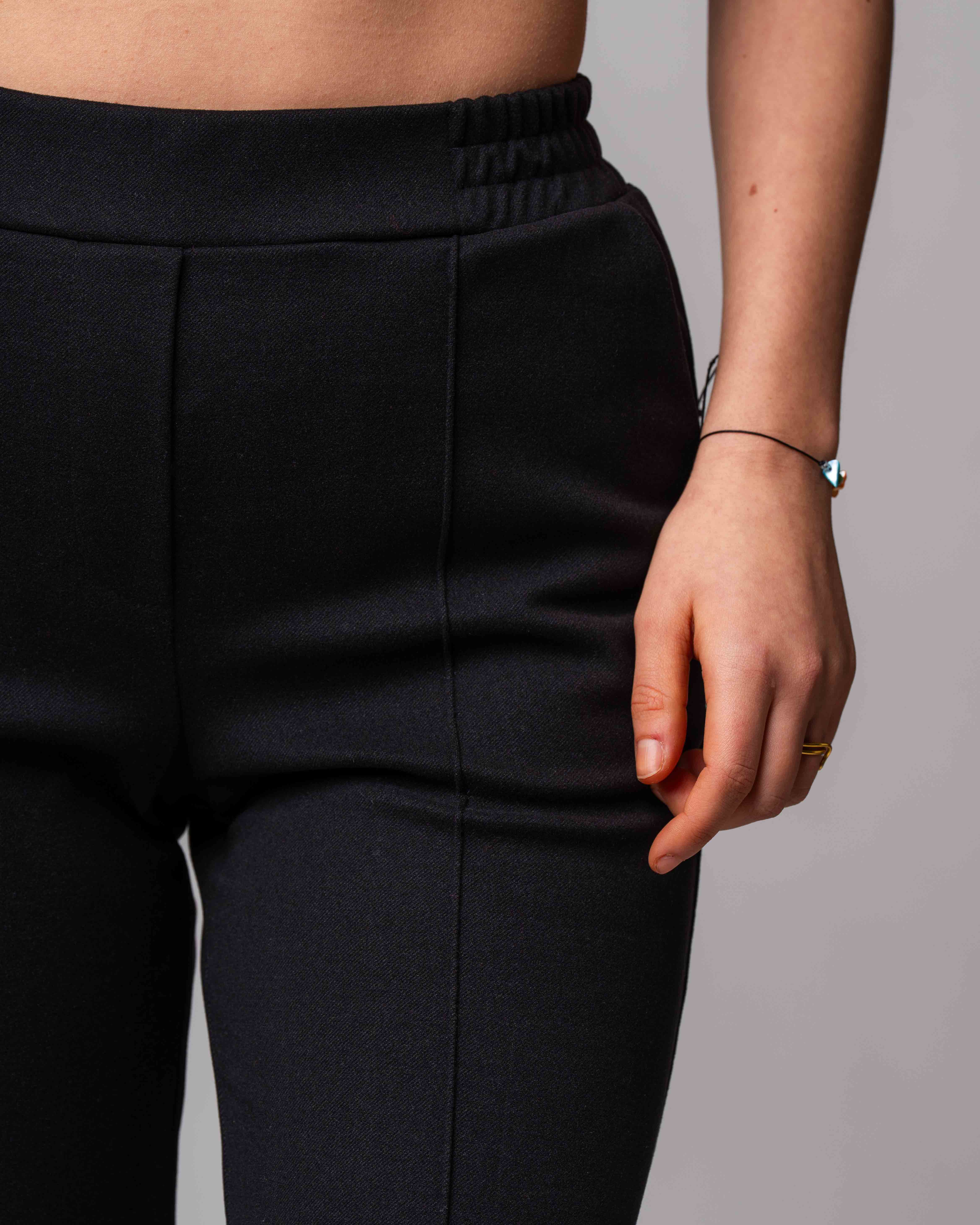 High-Waist-Strickhose mit Wollanteil 3